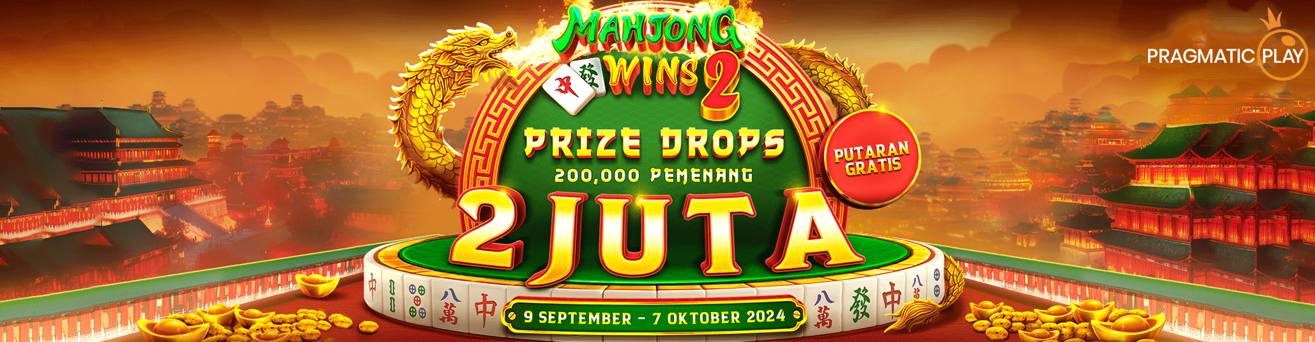 Mahjong wins 2  25Juni  - 15 juli 2024